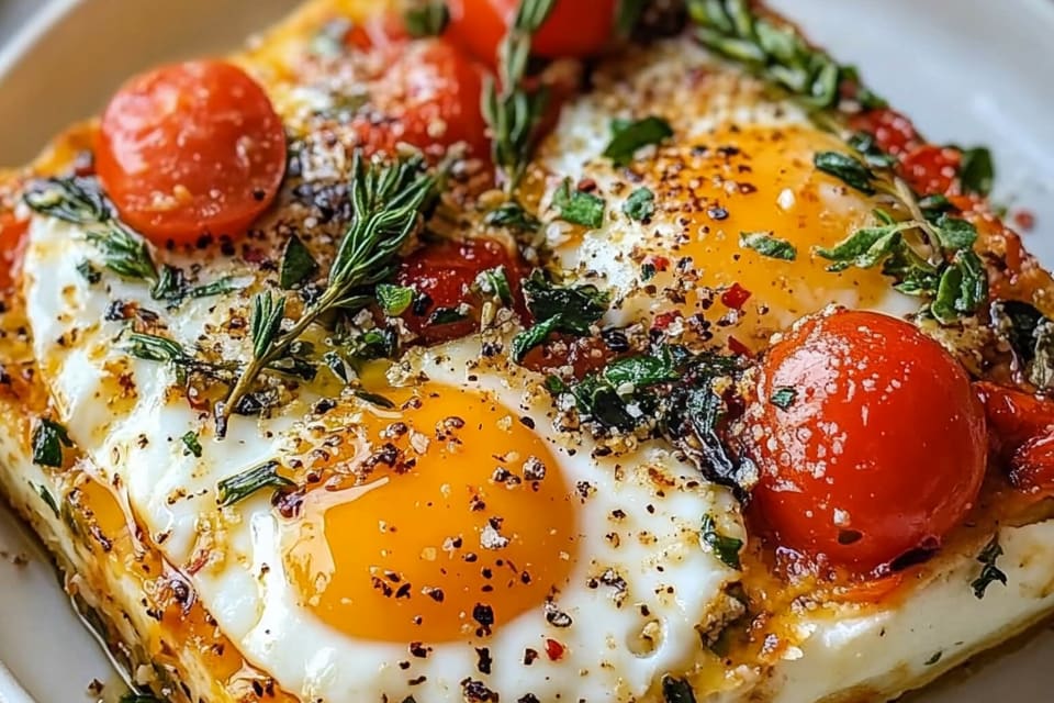 Mediterranean Baked Feta Eggs: An Incredible Delicious Treat