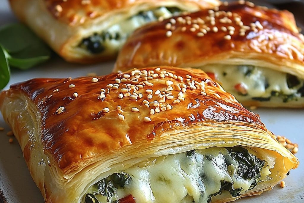 Cheese and Spinach Stuffed Pastry: An Amazing Ultimate Breakfast Treat