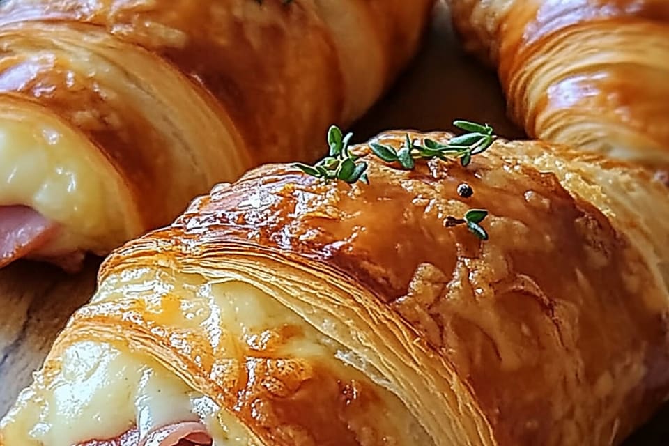 Baked Ham and Cheese Croissants: An Incredible Savory Snack Sensation