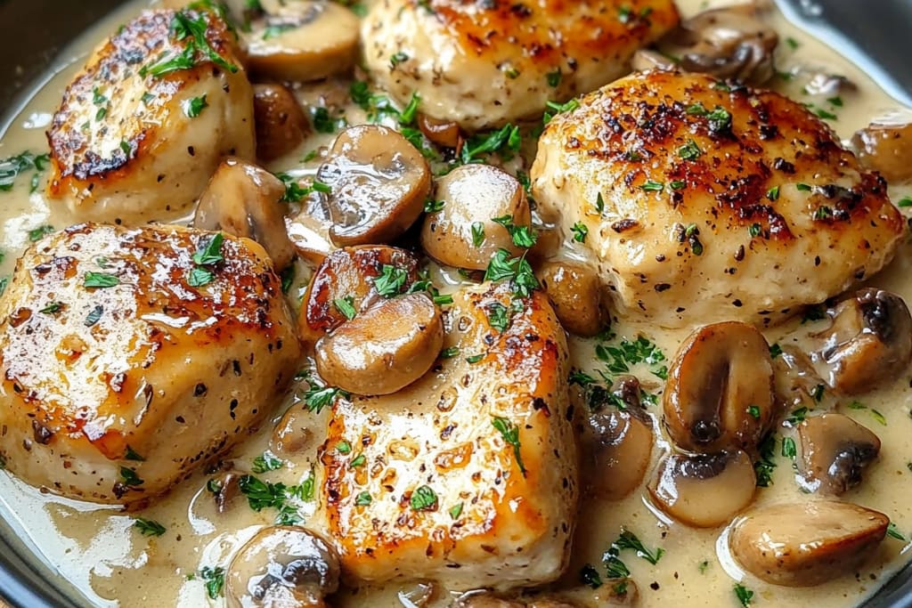 Creamy Mushroom Chicken: An Incredible 7-Step Recipe
