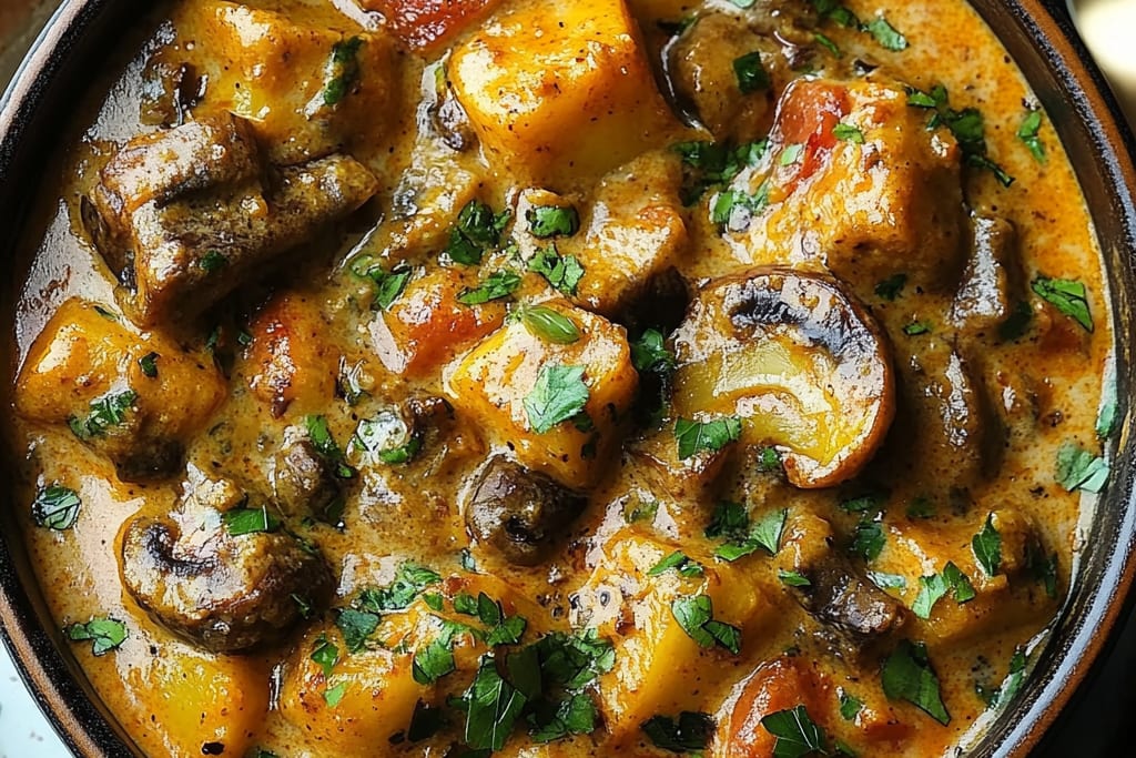 Mushroom Korma: An Amazing Ultimate Recipe for 6