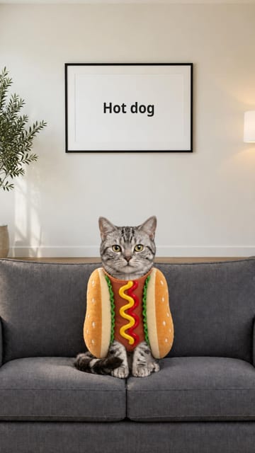 Halloween costumes I tried pet meme slideshow example with a American Shorthair