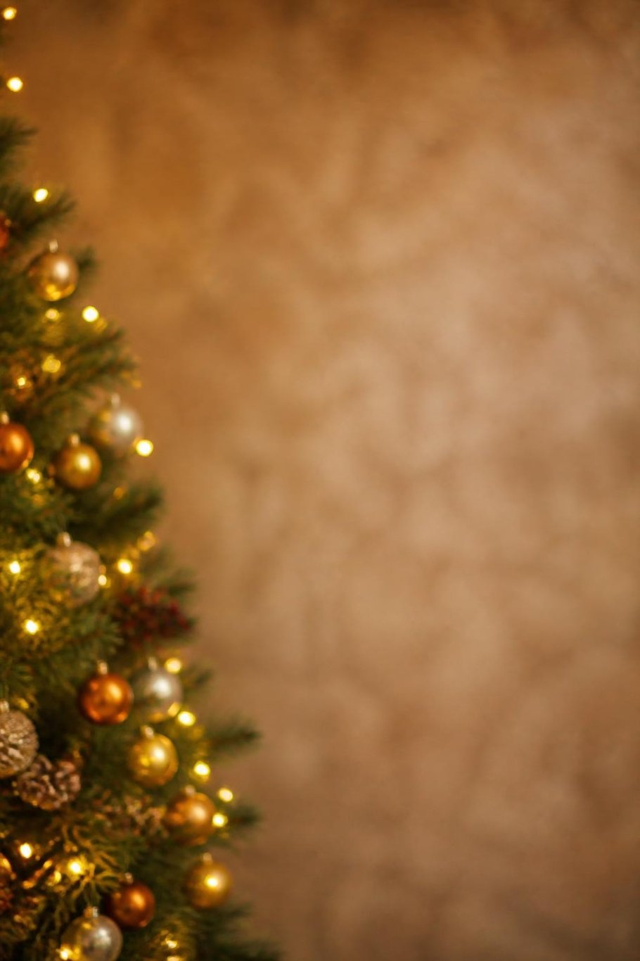 Christmas tree scene for the Merry Christmas pet video template