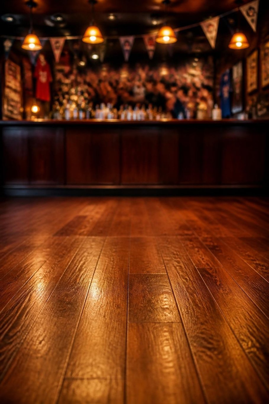 Sports bar scene for the Go Team! pet video template