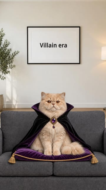 Villain era pet meme slideshow example