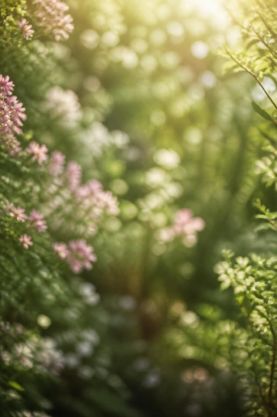Garden scene for the Memorial pet video template