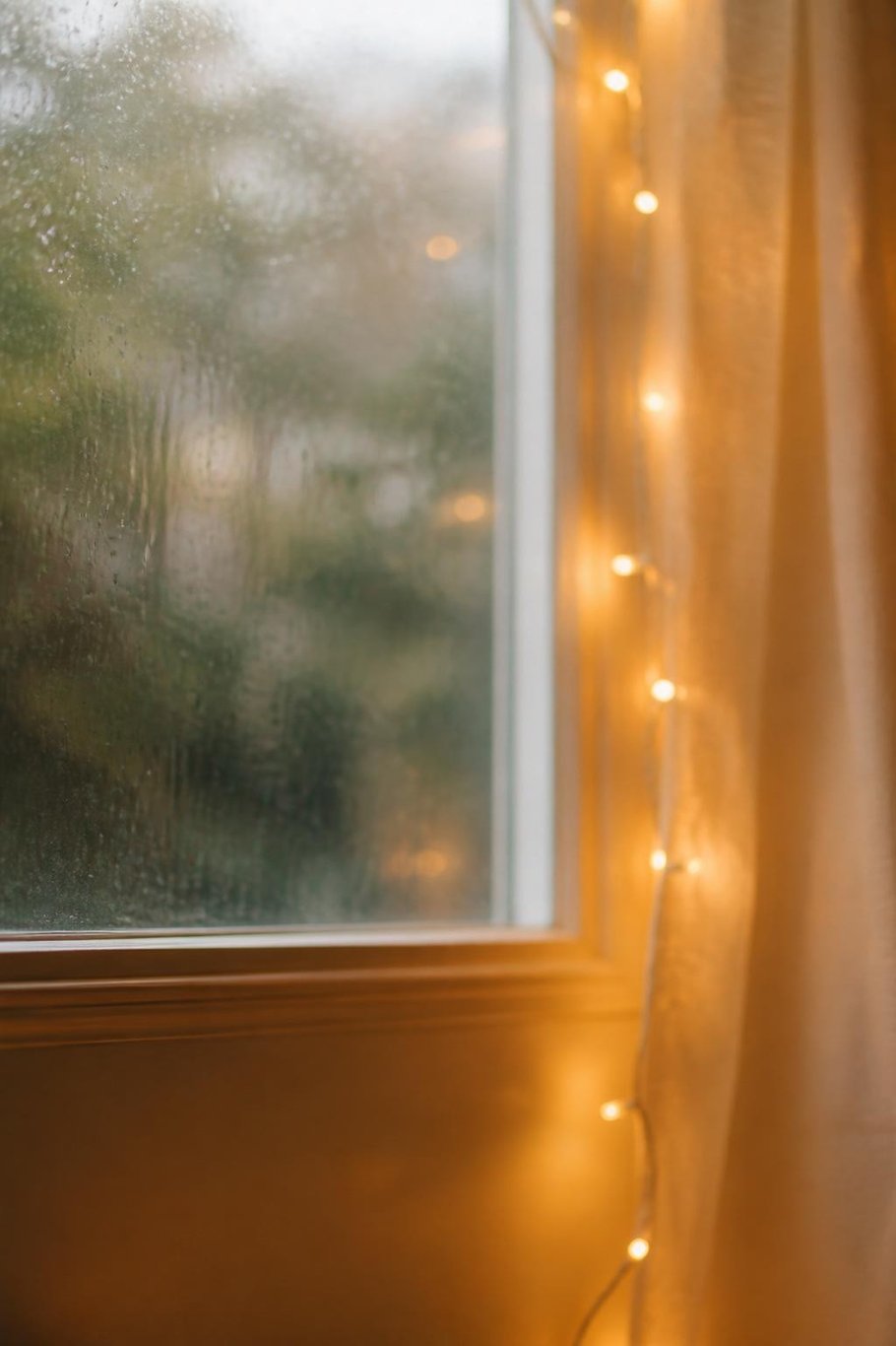 Rainy window scene for the I'm Sorry pet video template
