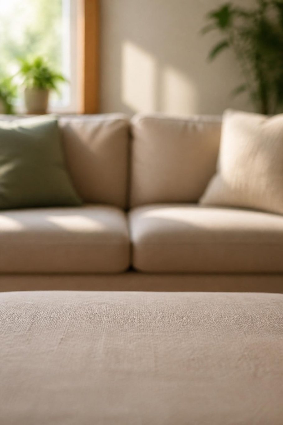 On the couch scene for the New Rules pet video template