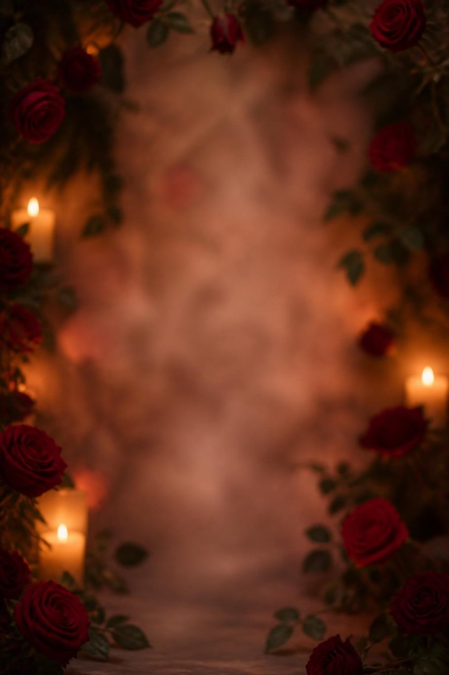 Roses scene for the Valentine's Day pet video template