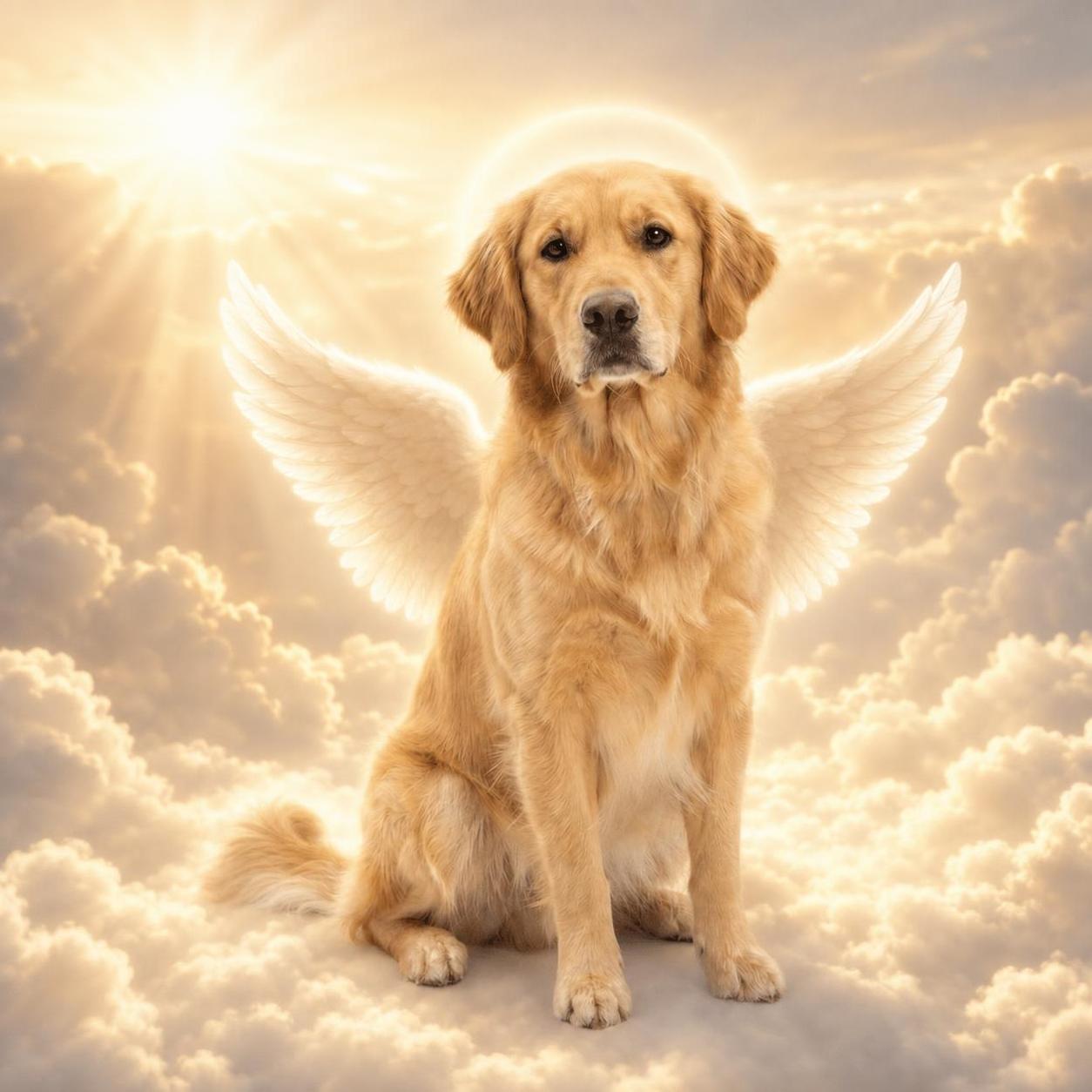 Memorial talking pet video template preview