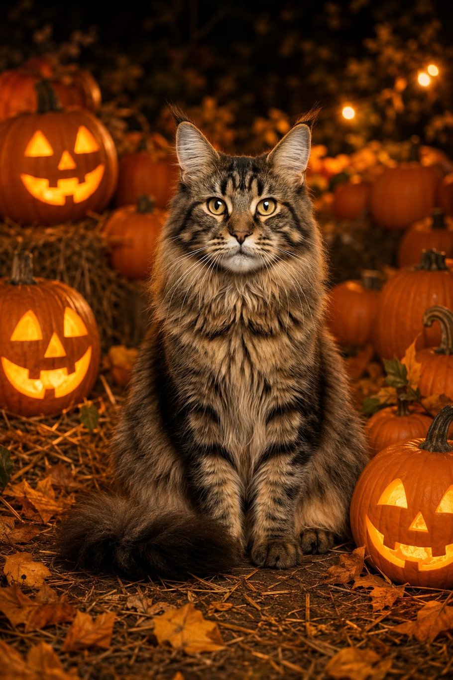 Halloween talking pet video template preview