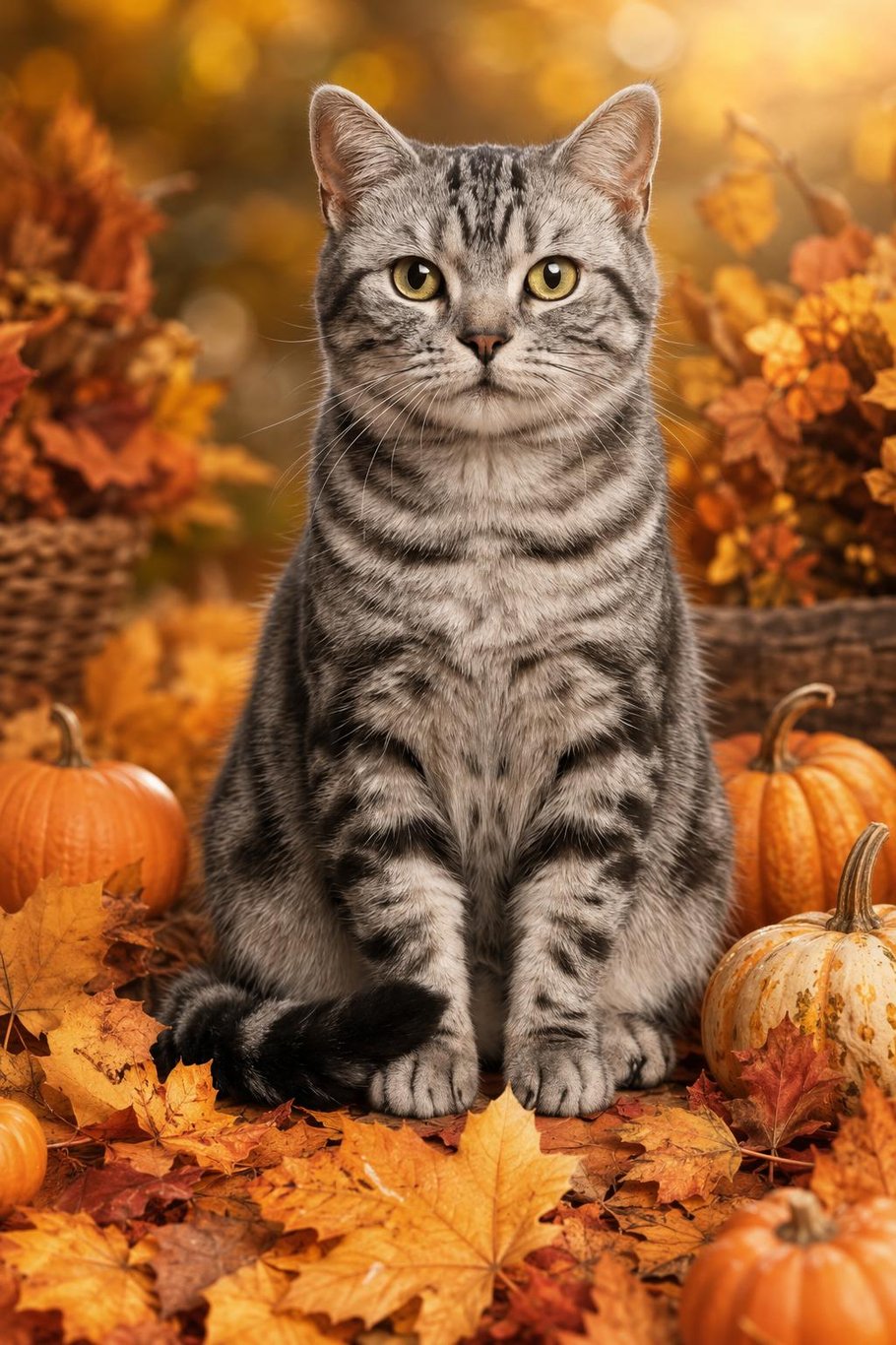 Thanksgiving talking pet video template preview