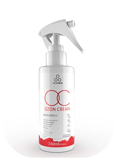 Linha Capilar Ozonizada Ozonteck — shampoos, condicionadores e máscaras com ozônio