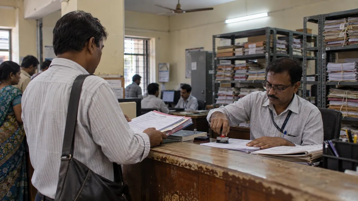 Submitting a clinic registration application at the district registering authority's office