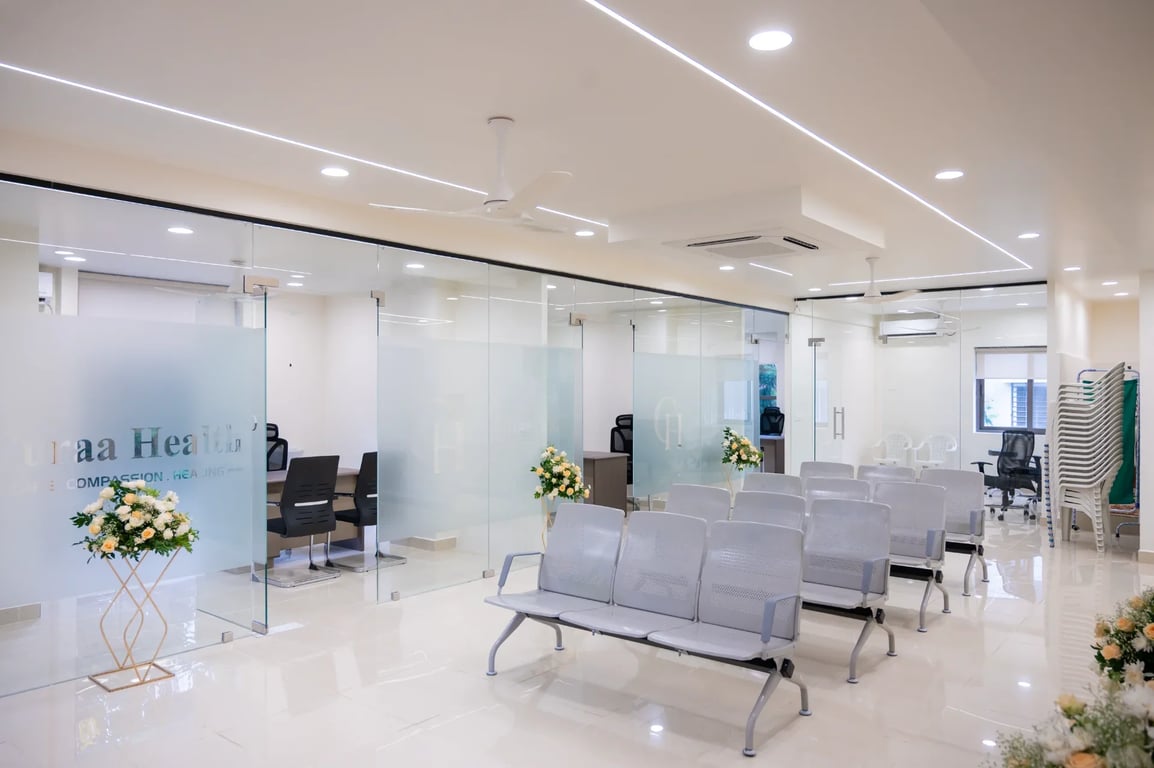 Waiting area with seating