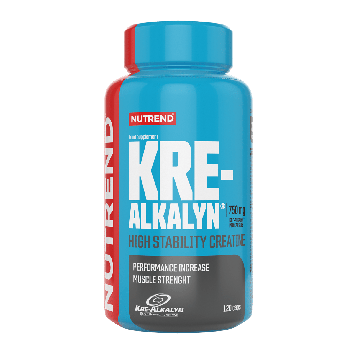 Kre-Alkalyn®, 120 caps, No Flavour, Creatine | Nutrend.eu