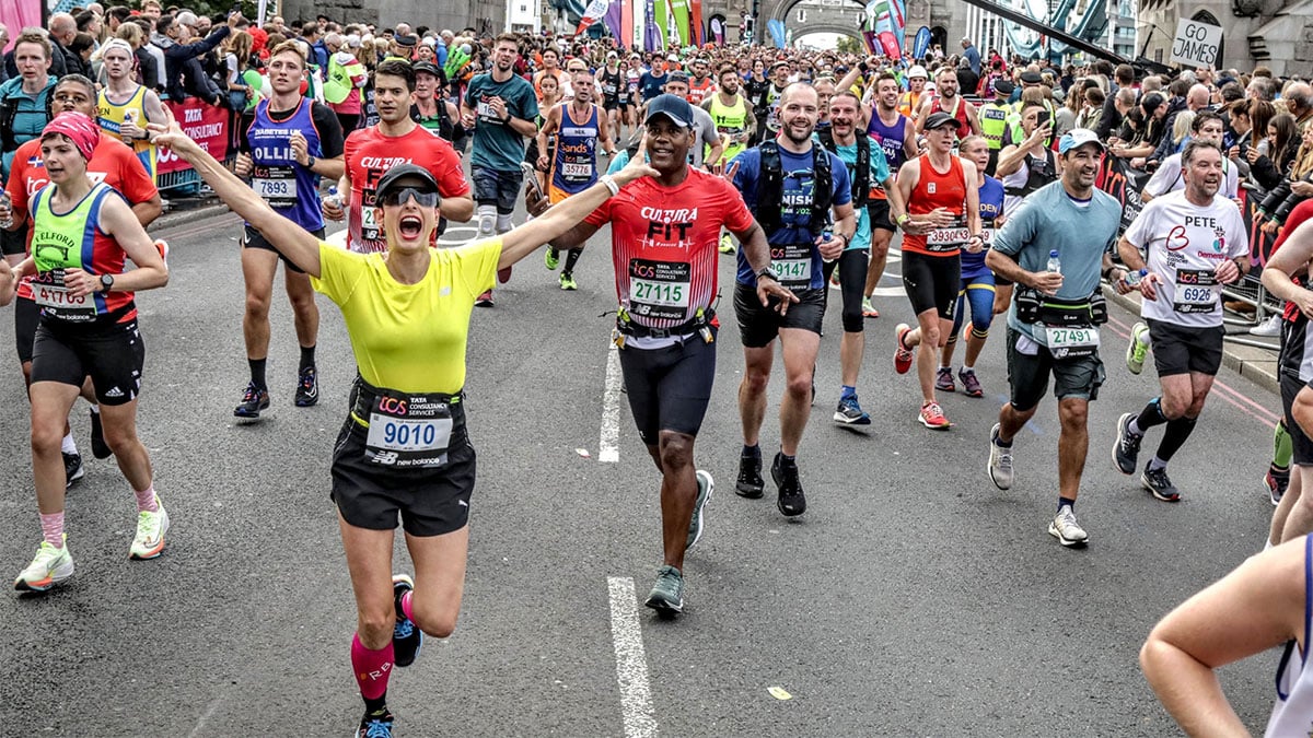 Londýnský maraton 2022 – já, trable s jídlem i zážitek na celý život