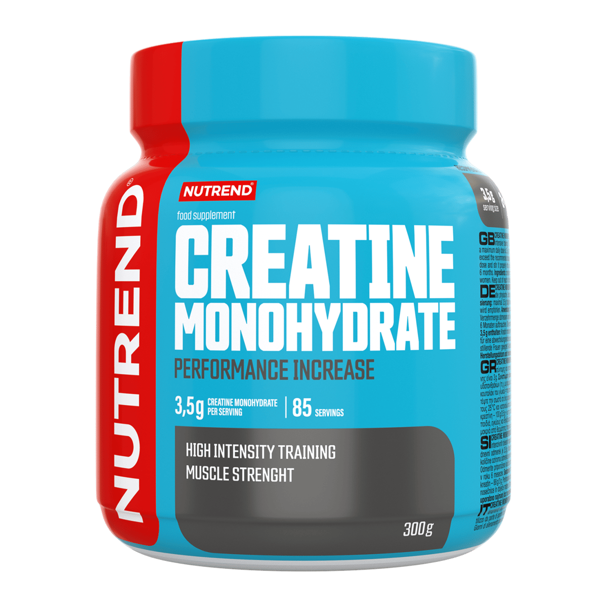 Creatine Monohydrate, 300 g, No Flavour, Creatine Nutrend.cz