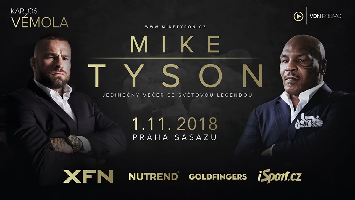 Mike Tyson tour s Karlosem Vémolou