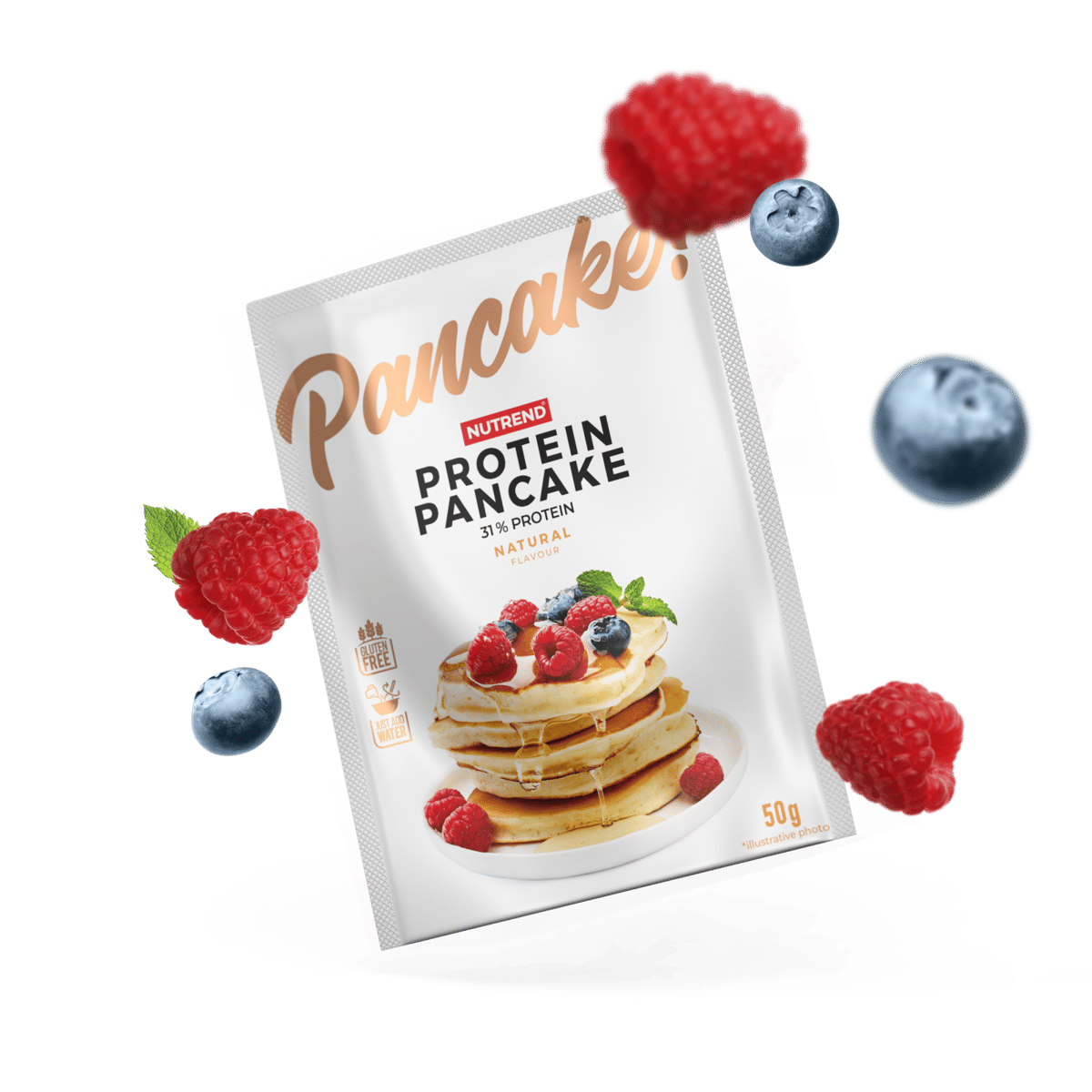 Pancake! Protein Pancake, 50 g, Natural, Mlsejte bez výčitek | Nutrend.cz
