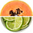 image of Lime with Papaya in Yogurt Topping