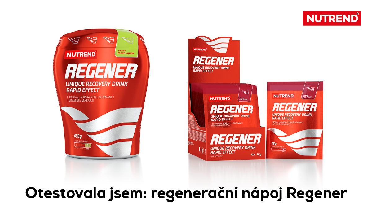 Otestovala jsem: regenerační nápoj Regener
