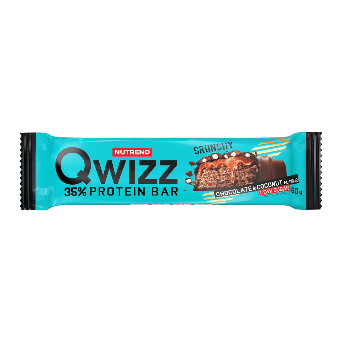 Qwizz Protein Bar, 60 g, Czekolada & kokos, Batony proteinowe | Nutrend.pl