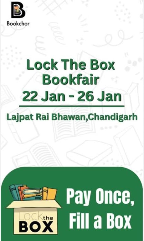 Lock The Box Book Fair- Chandigarh