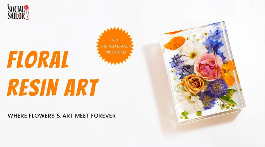 Floral Resin Art Date