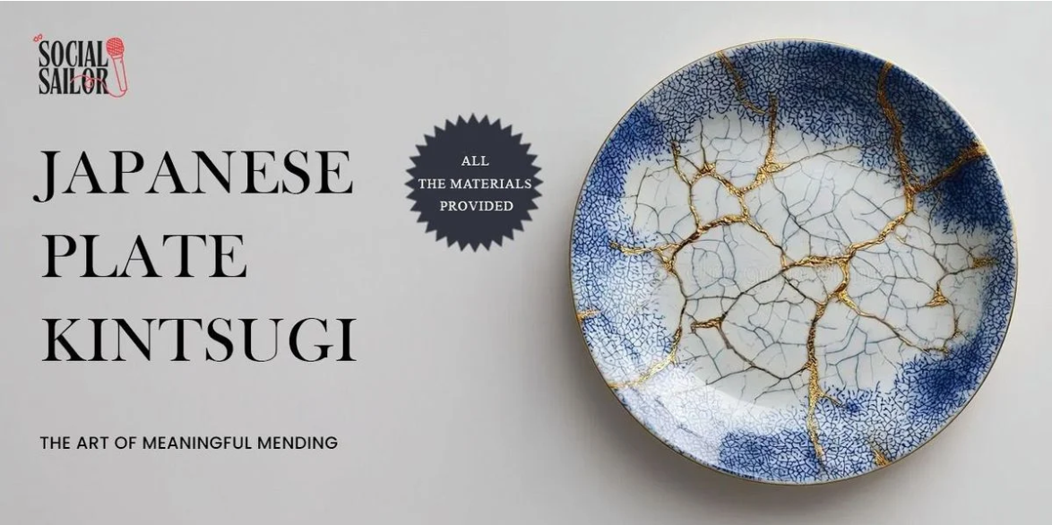 Japanese Kintsugi Plate
