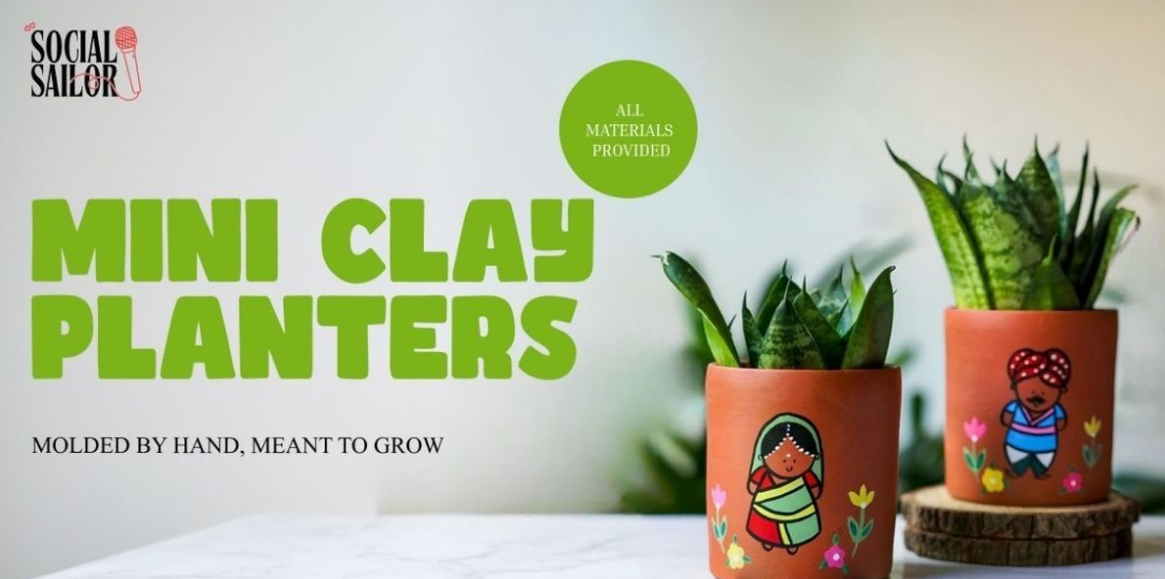 Mini Clay Planters