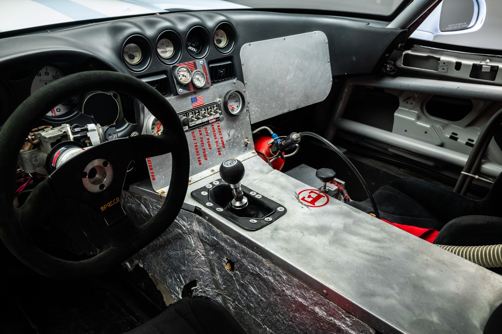 Full race cockpit view