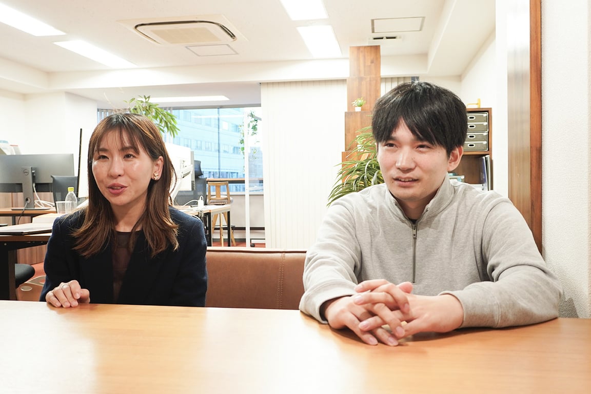 インタビューイー中澤さん・小島さんの写真