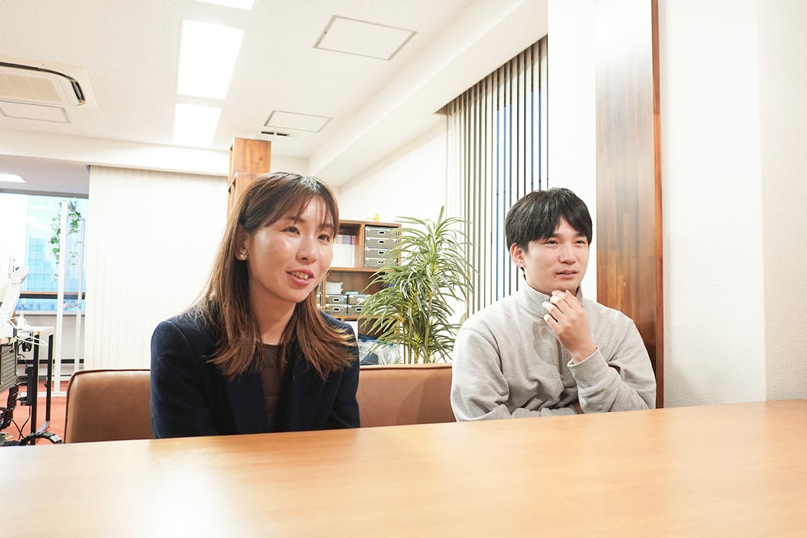 インタビューイー中澤さん・小島さんの写真