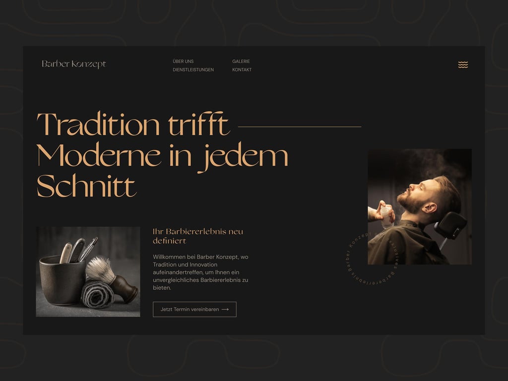 Barber Konzept - Hauptansicht