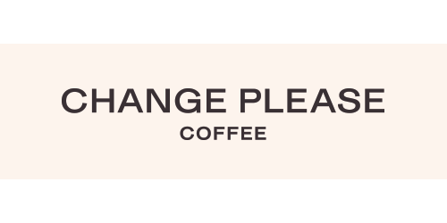 Change please coffee banner