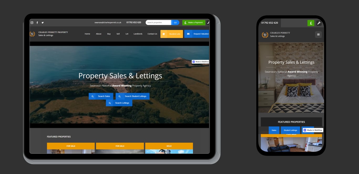 Real estate portal-Webflow CMS