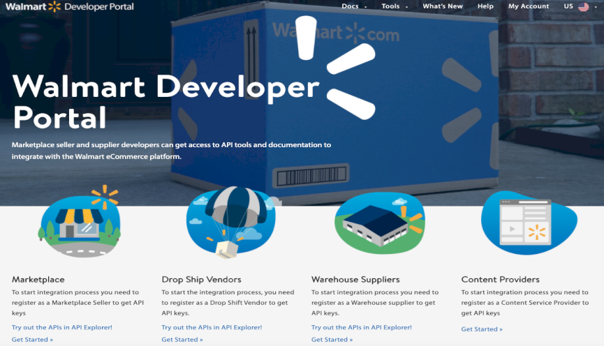 Walmart API Integration for Marketplace Partners, Drop Ship Partners, Warehouse Suppliers and Content Providers