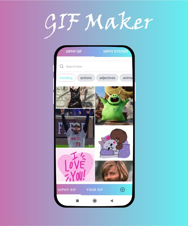 GIF Maker-Android application/Mobile App
