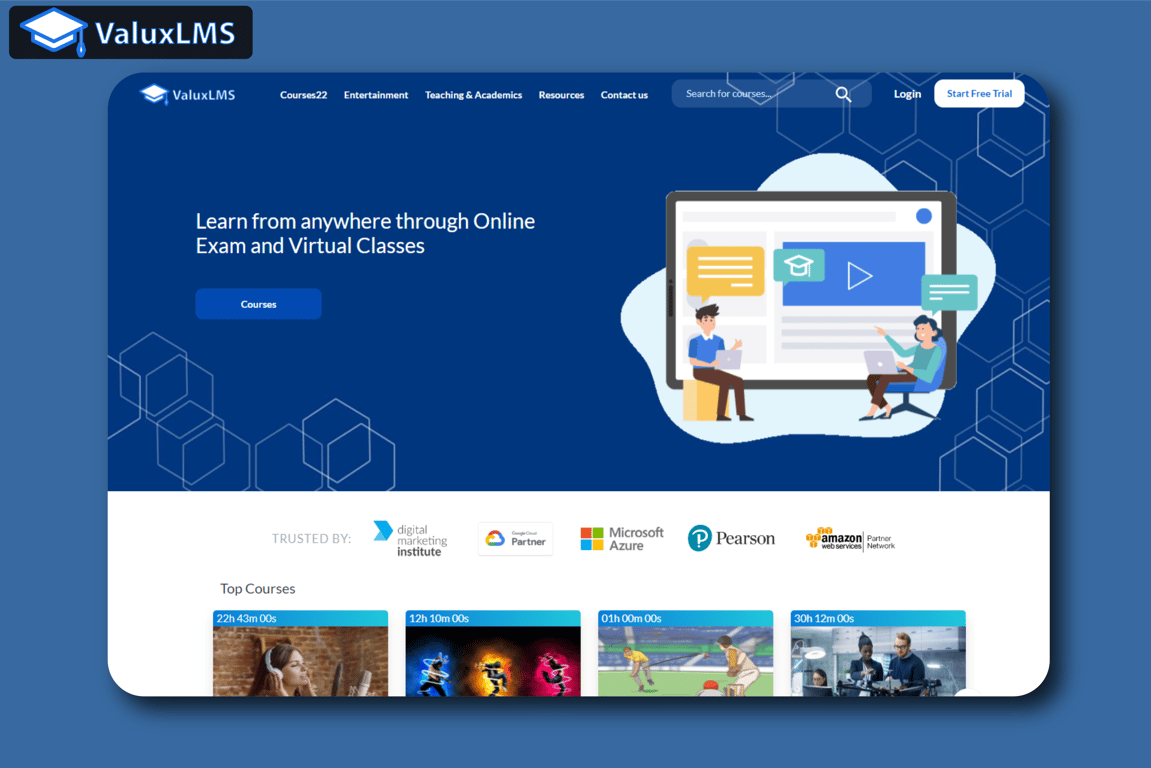 Education-Responsive and modern design of LMS