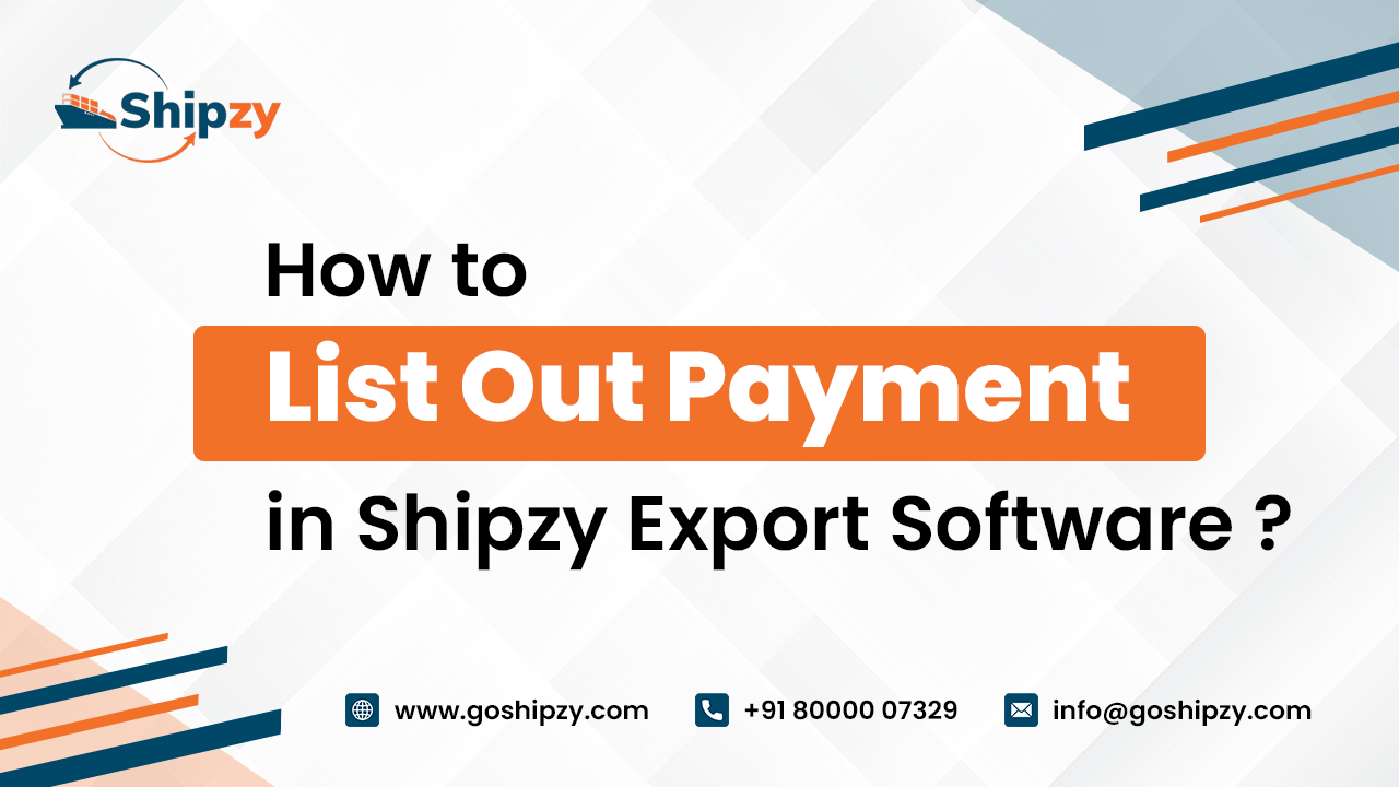 Import Export Software