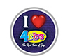 i love kids slide logo