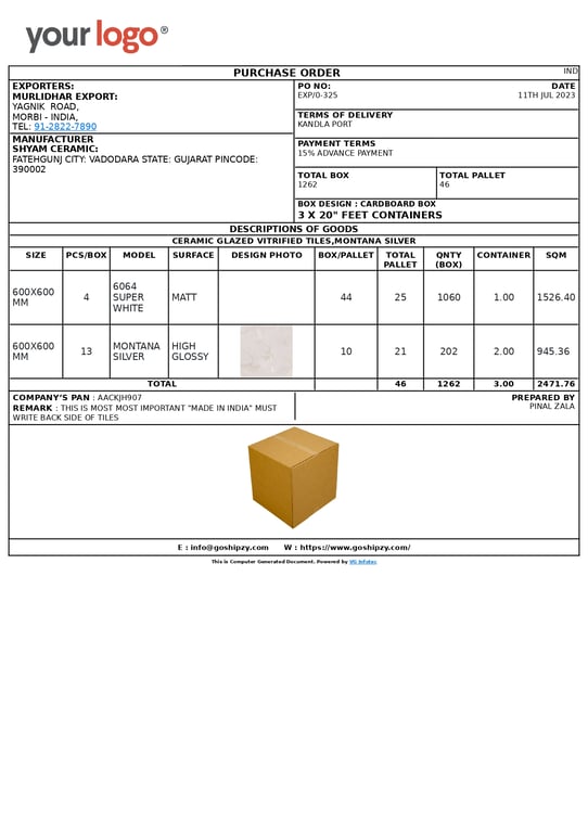 Purchase Order