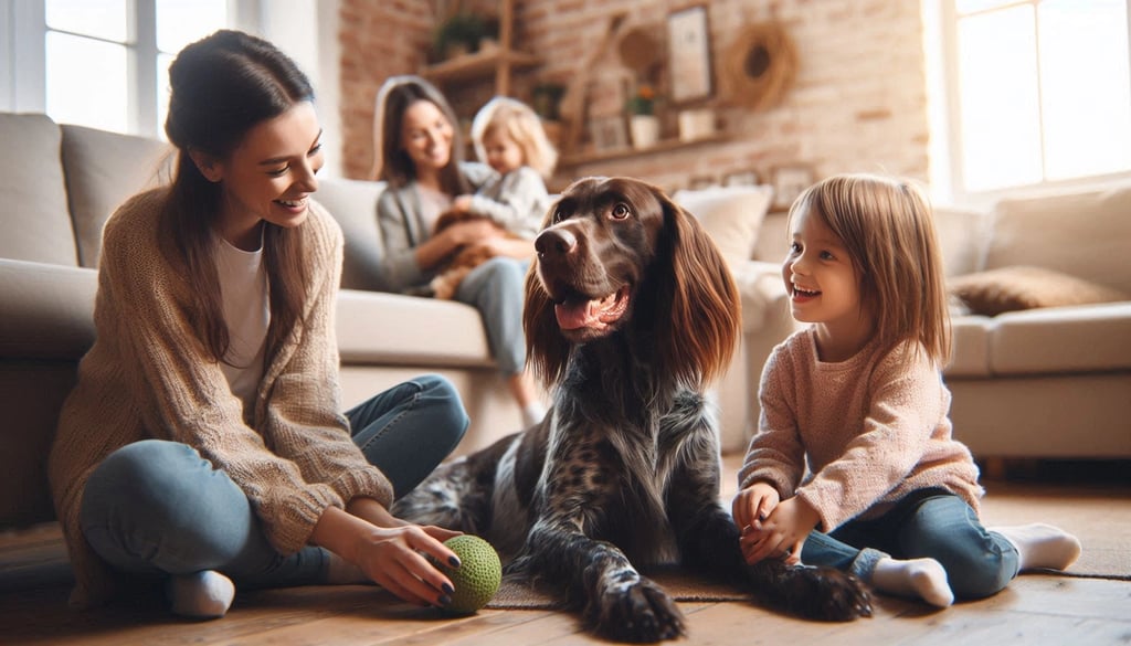 German Longhaired Pointer dog grooming salon