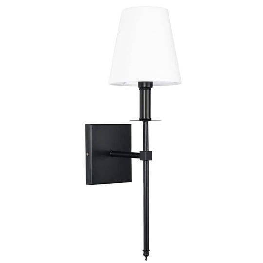 1-light-matte-black-wall-sconce-with-white-fabric-shade-1