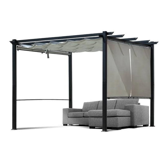 10-ft-w-x-10-ft-d-aluminum-pergola-with-canopy-aoodor-1