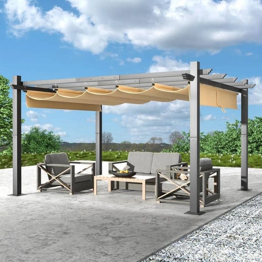 10-ft-x-10-ft-outdoor-aluminum-retractable-pergola-with-sun-proof-canopy-for-backyards-gardens-patio-1