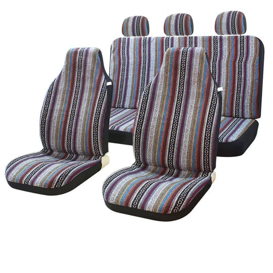 10pc-stripe-multi-color-seat-cover-baja-saddle-blanket-weave-universal-bucket-fit-for-cars-vans-with-1