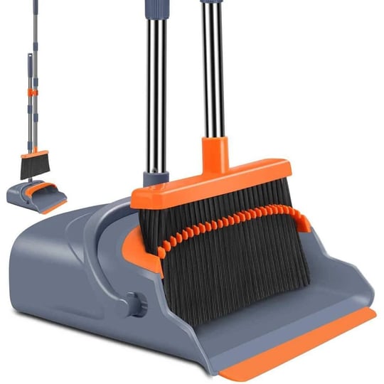 11-in-gray-orange-upright-broom-and-dustpan-set-1