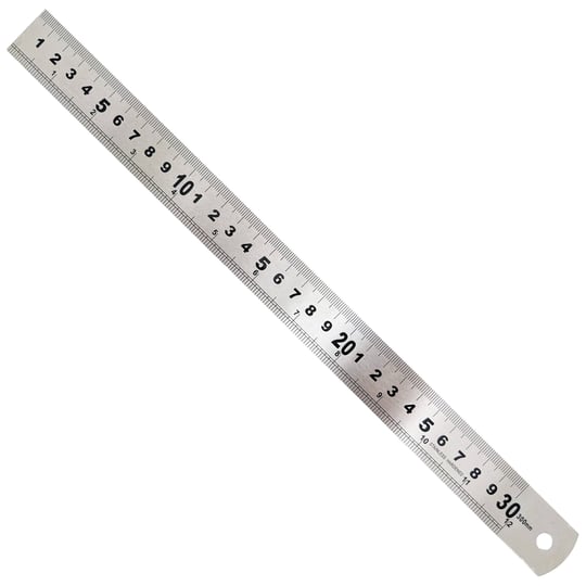 12-inch-stainless-steel-ruler-with-hole-for-hanging-inches-and-centimeters-silver-1